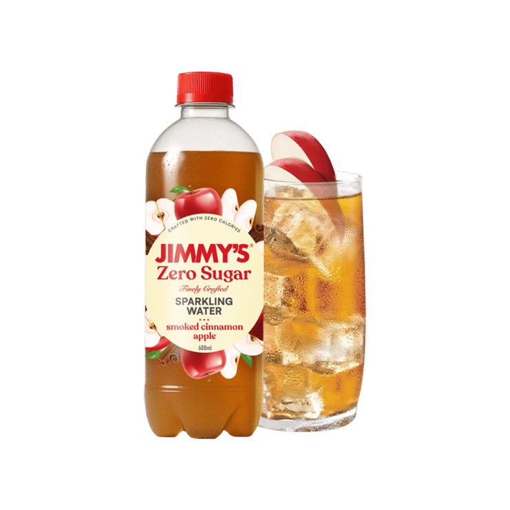 Jimmy’s Zero Sugar Sparkling Water (Smoked Cinnamon Apple)