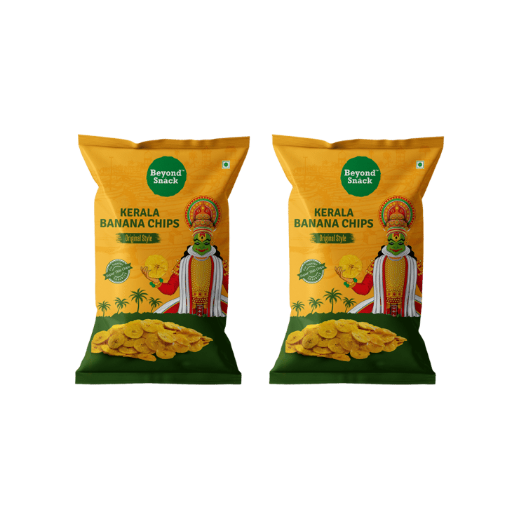 Beyond Snack Kerala Original Style Banana Chips – Pack of 2 – 2 x 70 g