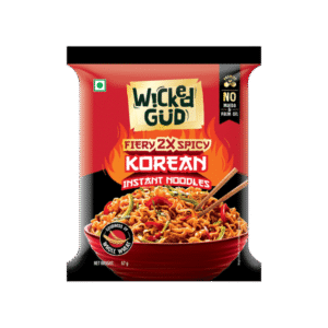 WickedGud Fiery 2X Spicy Korean Instant Noodles - 67 g