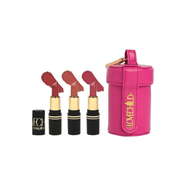 LoveChild Masaba Long Stay Ultra Matte Lipstick Kit – 1 pack (3 pieces)