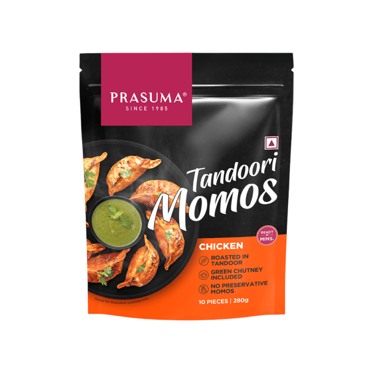Prasuma Tandoori Chicken Momos – 280 g
