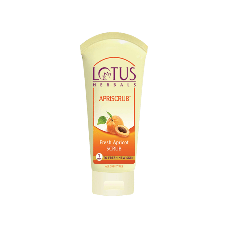Lotus Herbals Apriscrub Fresh Apricot Face Scrub – 100 g