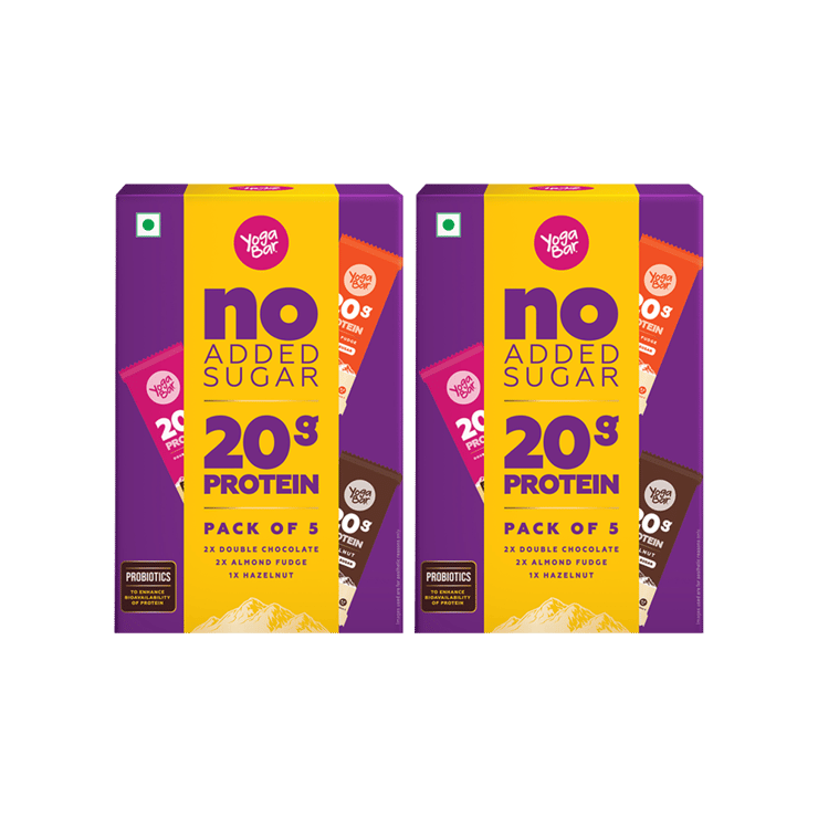 Yoga Bar Assorted 20 g Protein Bar – Pack of 2 – 2 x 5 x 70 g