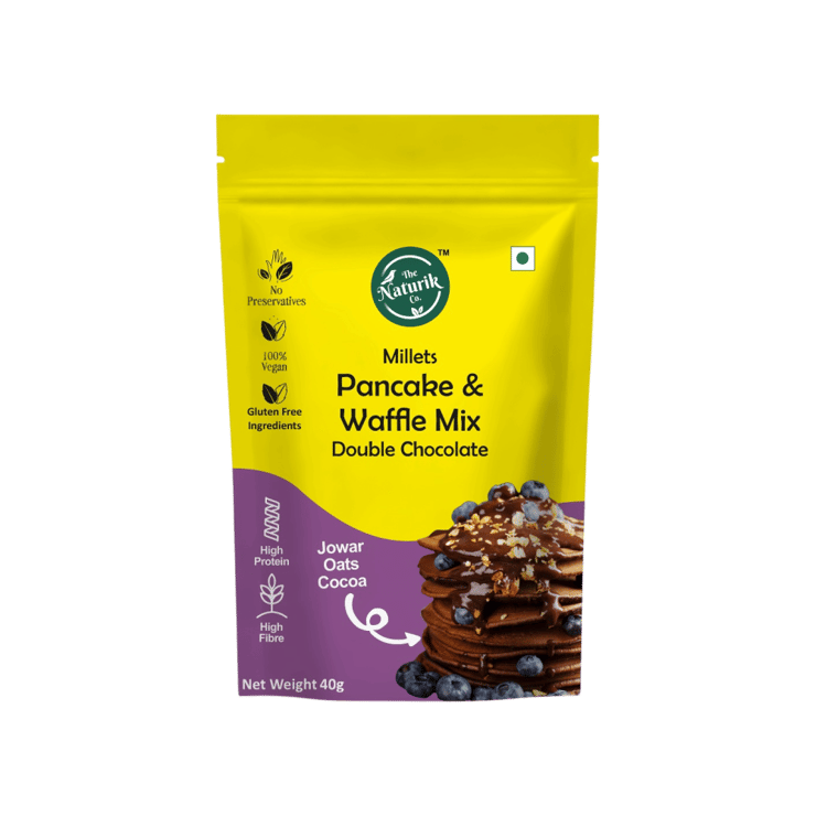 THE NATURIK CO Millet Waffle & Pancake Mix – 40 g