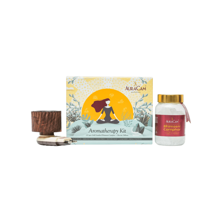 AuraCam Aromatherapy Camphor Diffuser Set (Aromatic) – 1 pack (2 pieces)