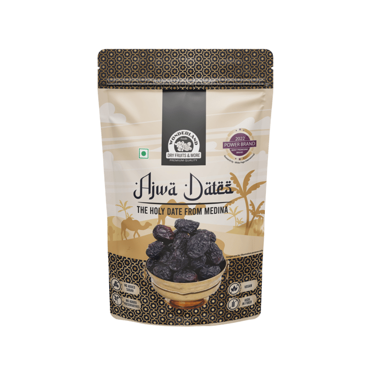 Wonderland Foods Ajwa Dates (Laal Khajur) – 200 g