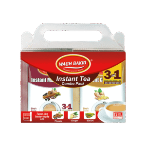 Wagh Bakri Instant Tea Premix Elaichi + Ginger + Masala - 12 units