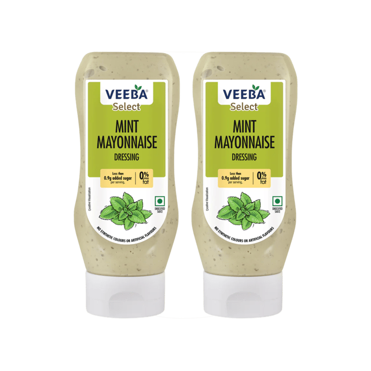 Veeba Mint Flavoured Mayonnaise – Pack of 2 – 2 x 300 g