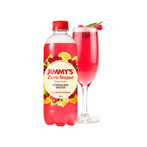Jimmy's Zero Sugar Cranberry Lime Sparkling Drink