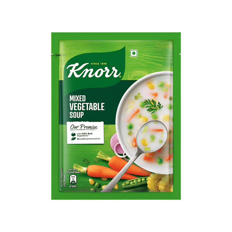Knorr Classic Mixed Vegetable Soup with No Added Preservatives – 40 g