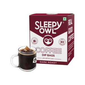 Sleepy Owl Dark Roast Hot Brew Coffee Bags - 10 x 10 g