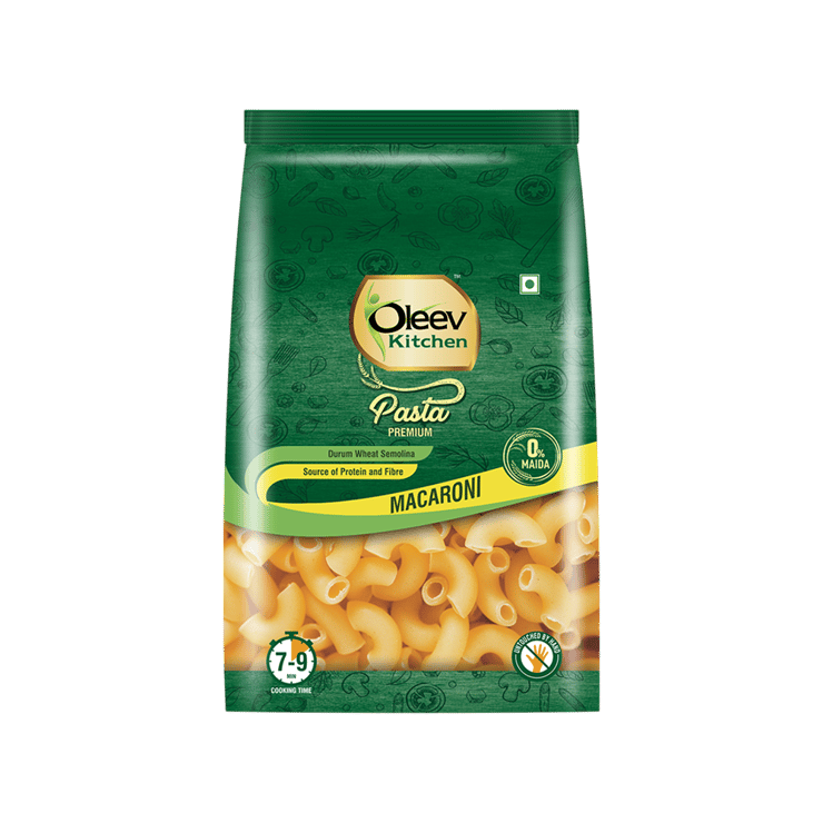 Oleev Kitchen No Maida Durum Wheat Macaroni – 400 g
