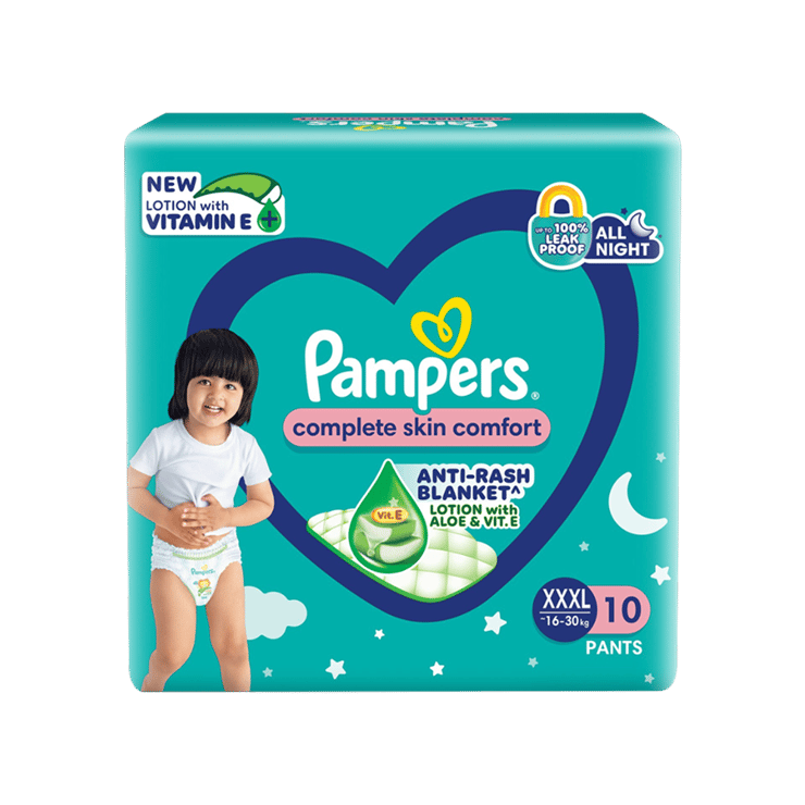 Pampers Complete Skin Comfort Baby Diaper (XXXL, 16-30 kg)