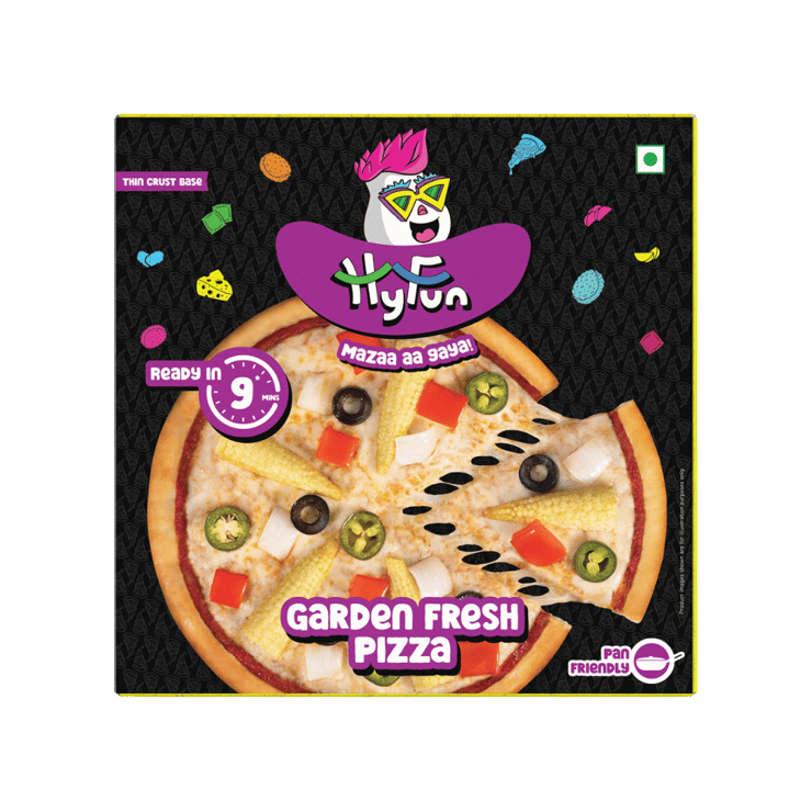 HyFun Garden Fresh Pizza (Thin Crust Base) – 190 g
