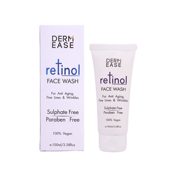 DERM EASE Retinol Face Wash – 100 ml