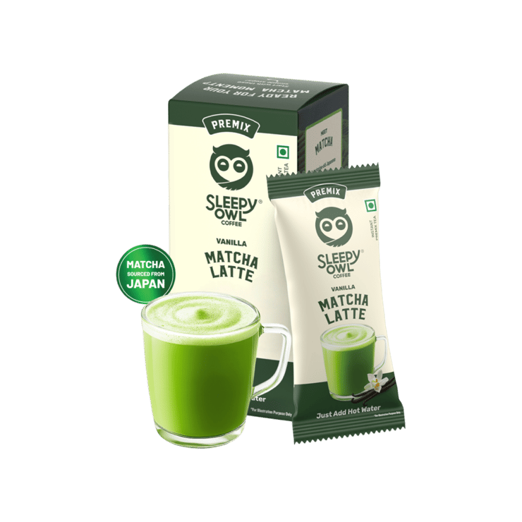 Sleepy Owl Vanilla Matcha Premix – 3 x 18 g