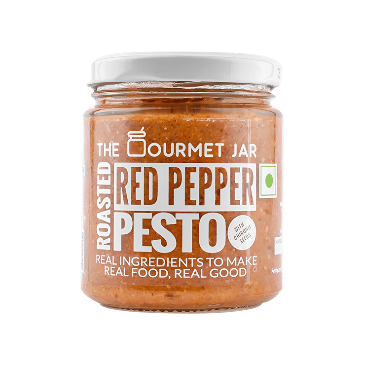 The Gourmet Jar Roasted Red Pepper Pesto Spread – 190 g