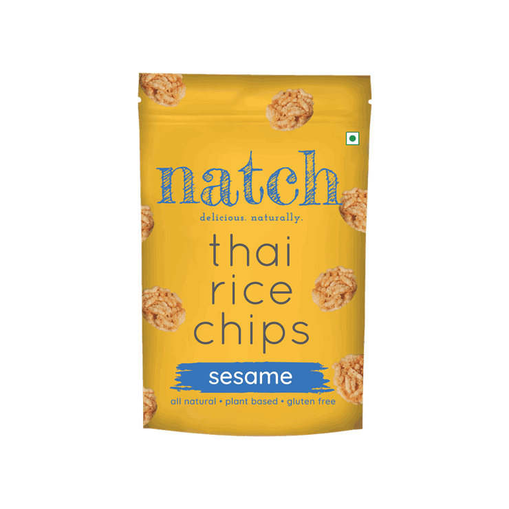 Natch Sesame Thai Rice Chips – 100 g
