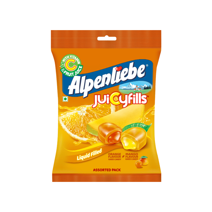 Alpenliebe Juicyfills Assorted Candy (40 Pieces) – 144 g
