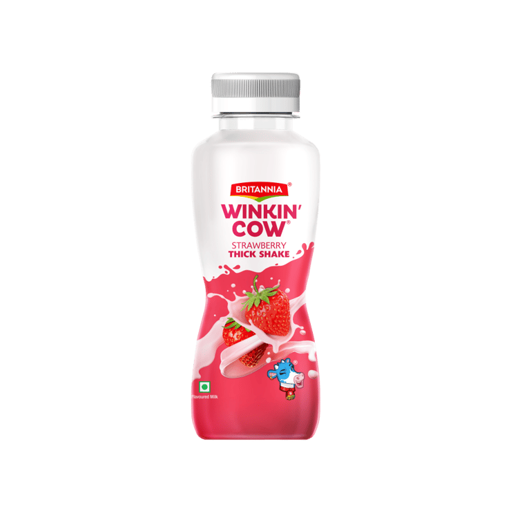 Britannia Winkin Cow Strawberry Thick Milkshake