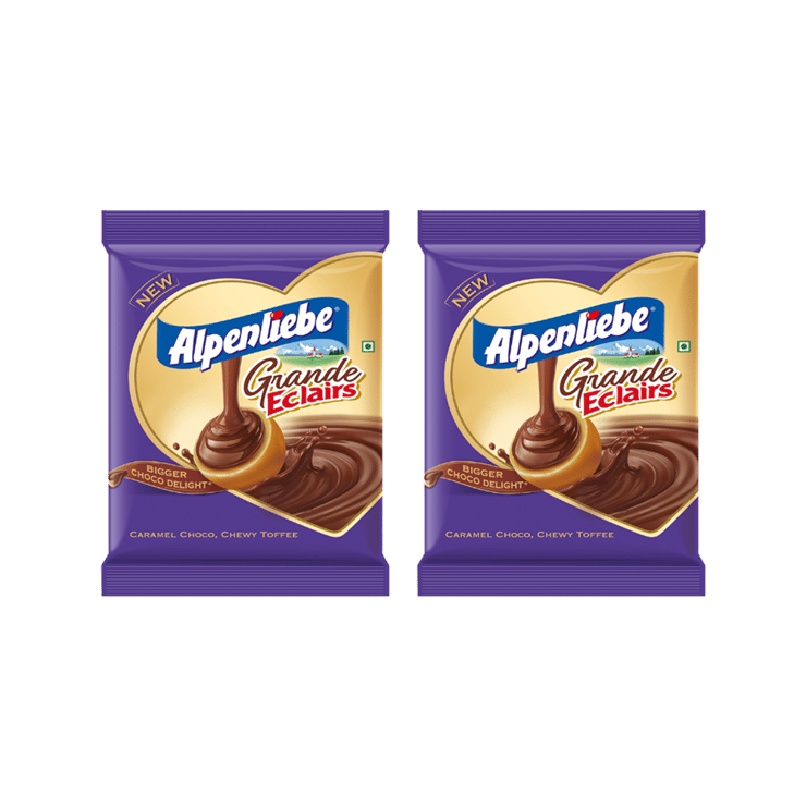 Alpenliebe Grande with Choco Delight Eclair – Pack of 2 – 2 x 120 g