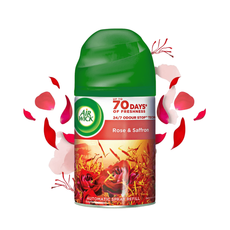 Airwick Freshmatic Automatic Room Freshener (Rose & Saffron) – 250 ml