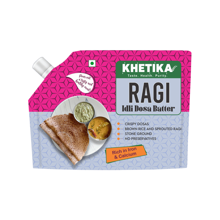 Khetika Ragi Idli Dosa Batter – 1 kg