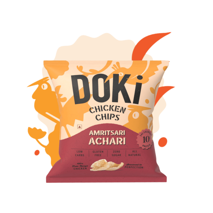 DOKi Chicken Chips (Amritsari Achari) – 30 g