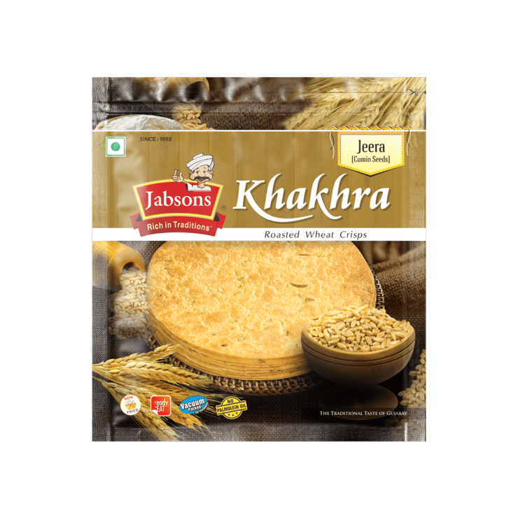 Jabsons Roasted Jeera Khakhra – 180 g