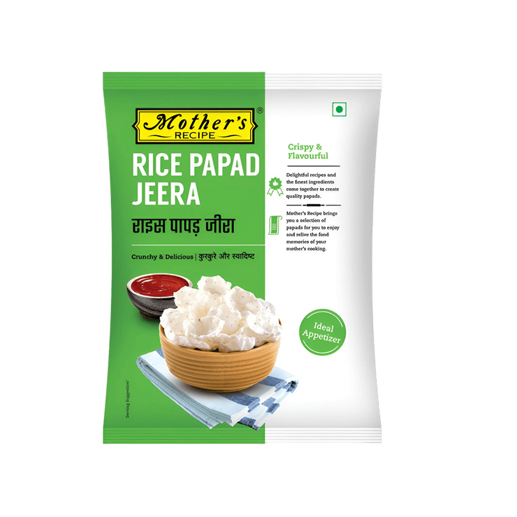 Mother’s Recipe Rice Papad – Jeera – 75 g