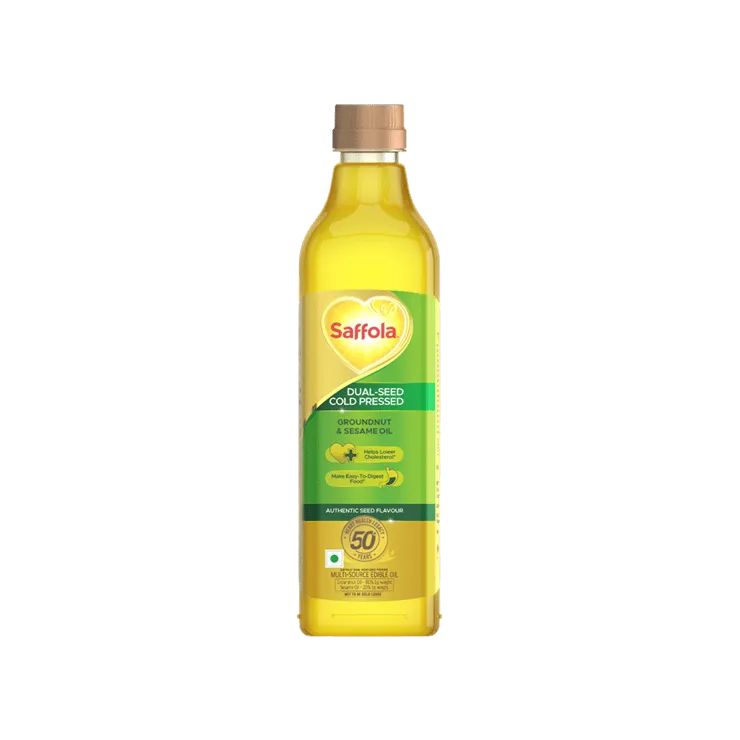 Saffola Cold Pressed Groundnut & Sesame Oil – 1 ltr