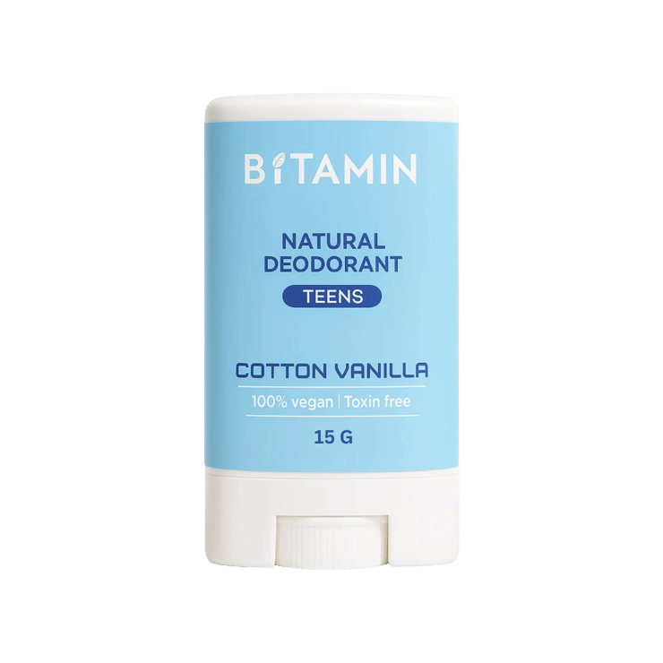 Bitamin Cotton Vanilla Teens Natural Deodorant – 15 g
