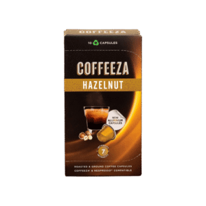 Coffeeza Hazelnut Flavoured Aluminium Coffee Capsules - 10 capsules