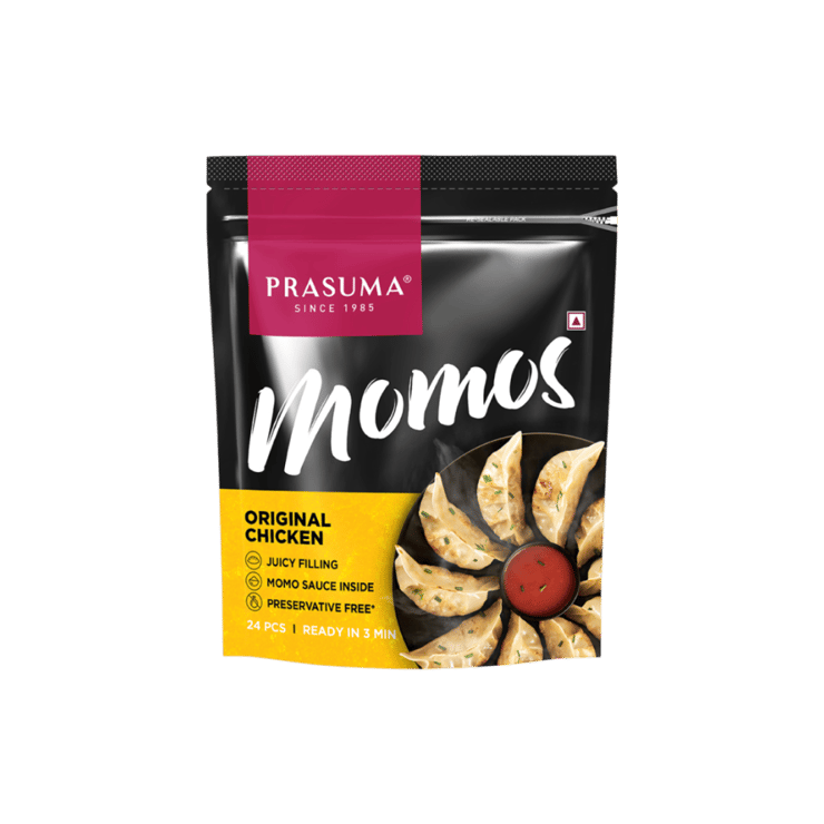 Prasuma Original Chicken Momos – 24 pieces