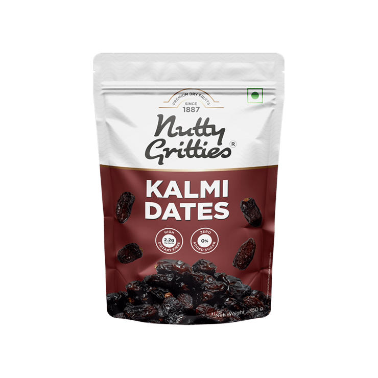 Nutty Gritties Kalmi Dates (Laal Khajur) – 350 g