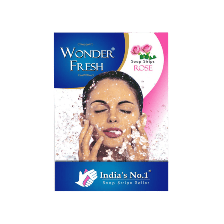 Wonder Fresh Rose Paper Soap Strips – 3 x 10 pieces