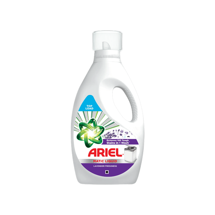 Ariel Lavender Top Load Liquid Detergent – 900 ml