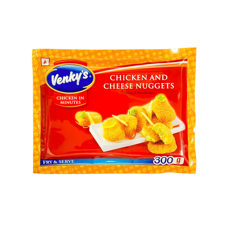 Venky?s Chicken & Cheese Nuggets (Frozen) – 300 g