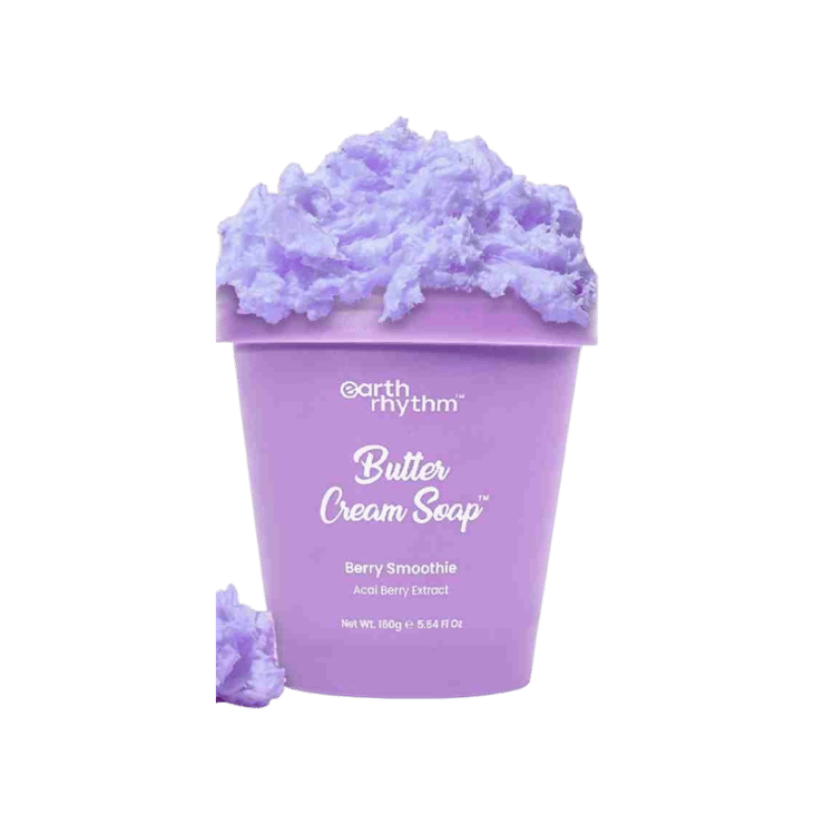 Earth Rhythm Berry Smoothie Butter Cream Soap – 160 g