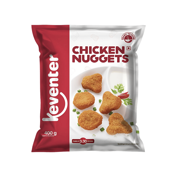 Keventer Chicken Nuggets (Frozen) – 400 g