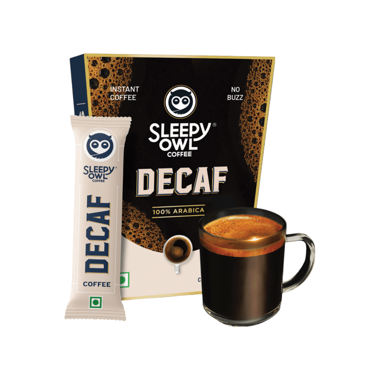 Sleepy Owl Decaf 100% Arabica Instant Coffee – 10 x 1.5 g