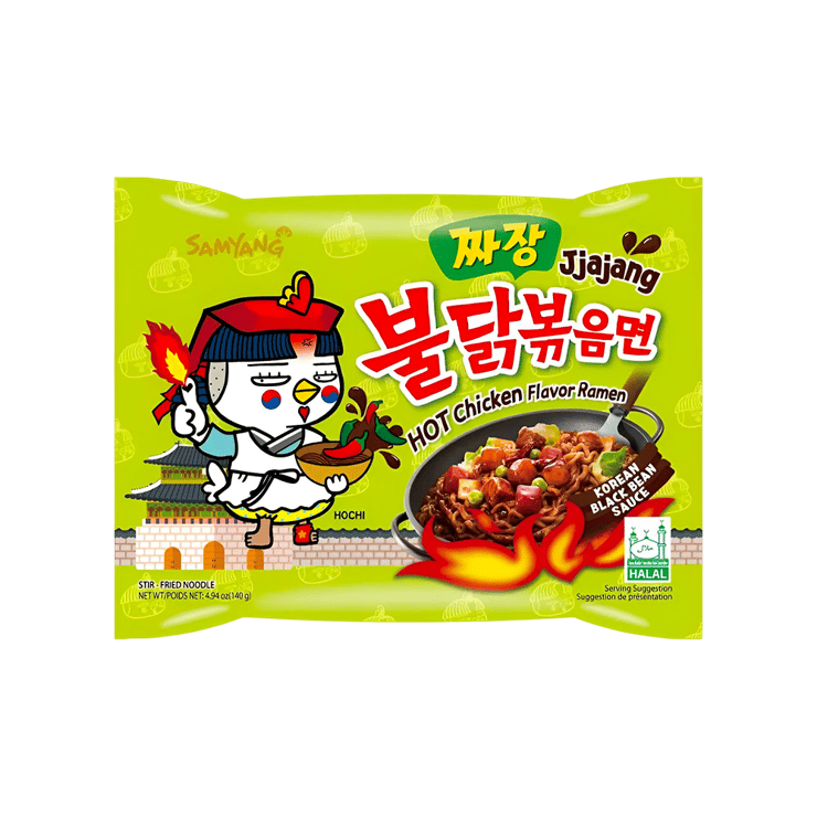Samyang Ramen Instant Noodles – Jjajang Hot Chicken Flavour – 140 g