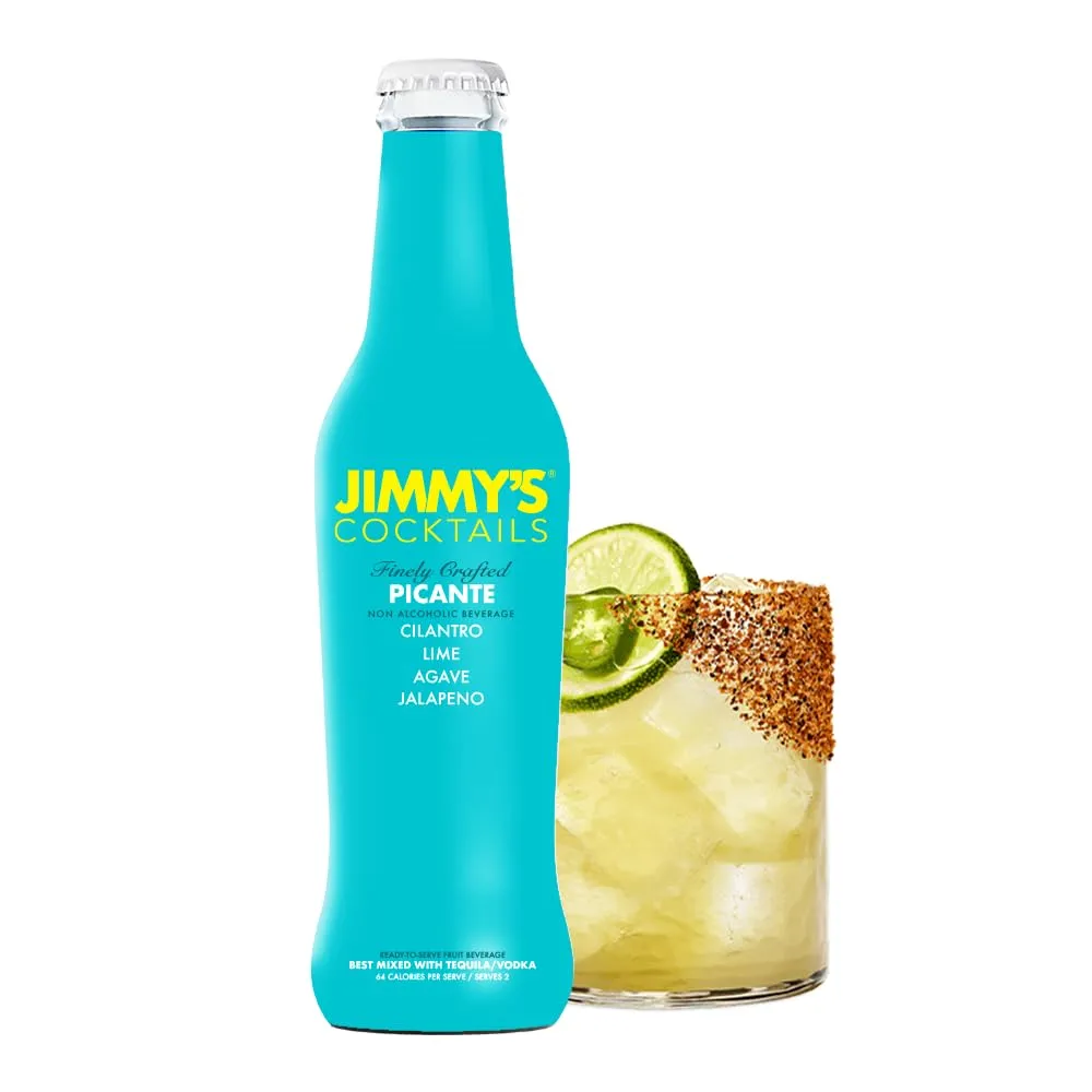 Picante Cocktail Mixer – Bold Spicy Non-Alcoholic Mixer with Citrus and Chilli Flavours for Cocktails and Mocktails, 250 ML