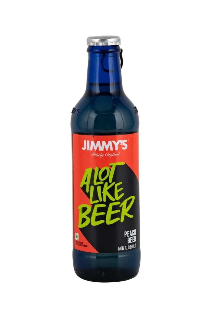Peach Non Alcoholic Beer – Refreshing Fruity Malt Beverage with Juicy Peach Flavour, Zero Alcohol, Crisp Taste, 250 ML
