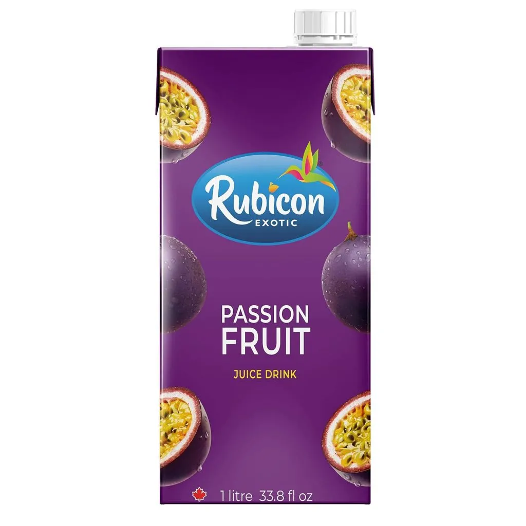 Rubicon Passion Fruit Juice 1000 ml | Exotic Tropical Drink | Rich in Vitamin C | Perfect for Cocktails & Mocktails