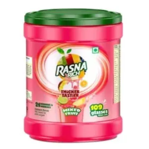 Rasna Mixed Fruit Instant Drink Powder, Refreshing Fruity Beverage Mix, Easy to Prepare and Serve, Perfect for Families, Parties and Gatherings, 2.5kg Pack