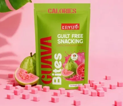 Kryspp Pink Guava Bites – Delicious Guava Flavoured Snack