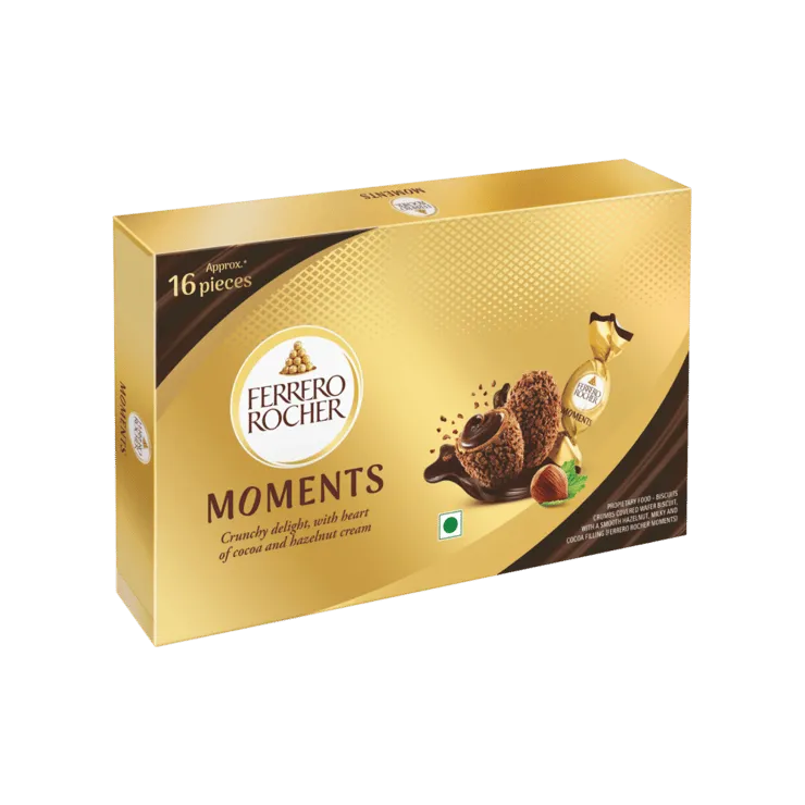 Ferrero Rocher Moments Chocolate Gift Pack (16 pieces) – 89.6 g