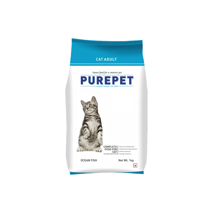 PurePet Ocean Fish Dry Cat Food (Adult) – 1 kg