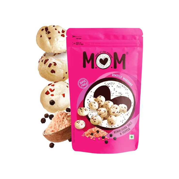 Himalayan Salt & Pepper Roasted Makhana by MOM – Meal Of The Moment – 52 g